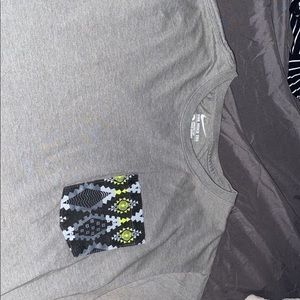 Grey mens Nike tee